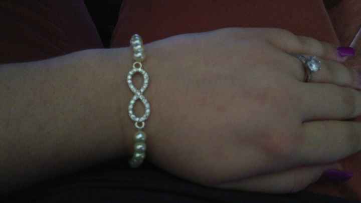Ajuda pulseiras damas de honra - 2