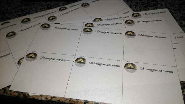 Cartões de mensagem aos noivos pronto :) - 1