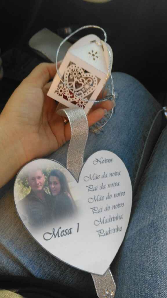 Os nossos identificadores de mesa :) - 1