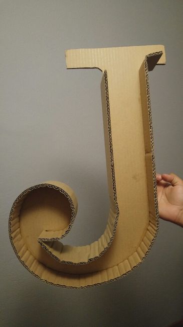 Letras gigantes diy - check - 2