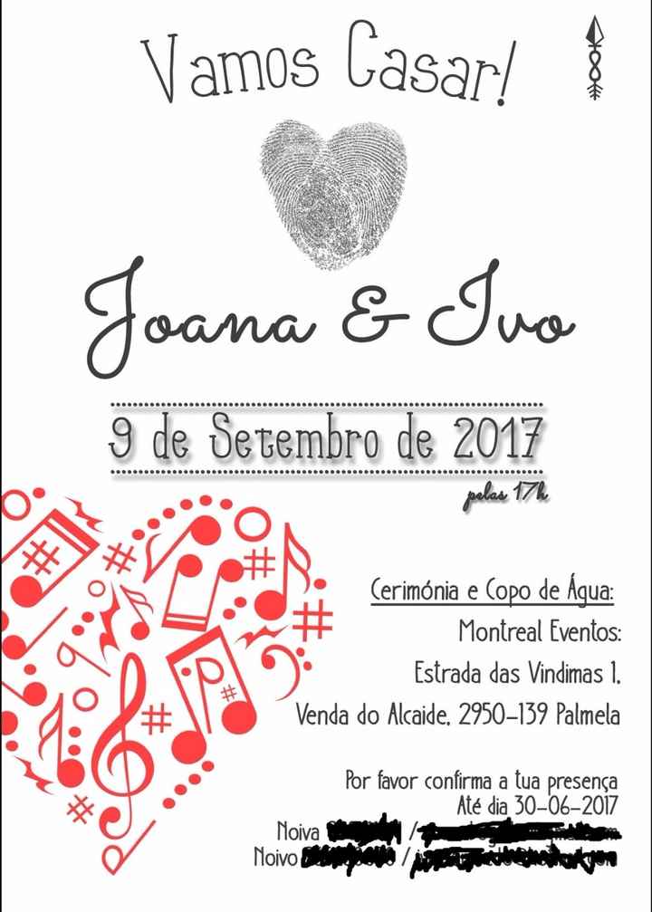 Convite Casamento