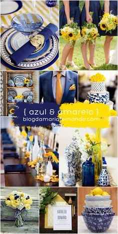 5 - azul marinho e amarelo
