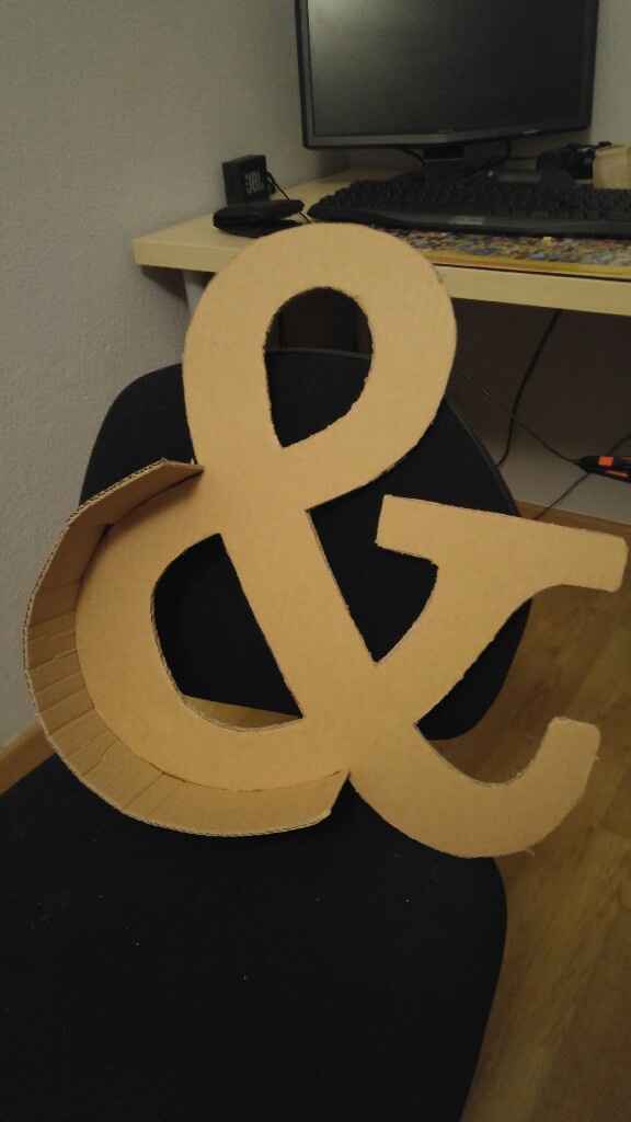 Letras gigantes diy - check - 3