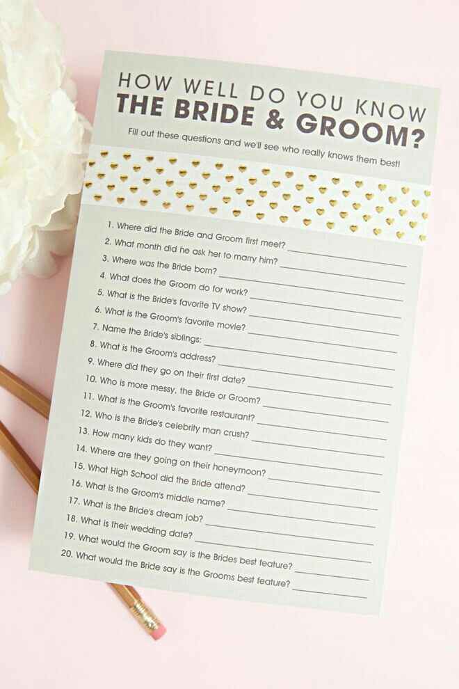 Actividades/ jogos para casamento - inspirações - 6