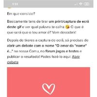 O teu amor é mais.... DESAFIO! - 1