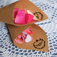 Cones de arroz DIY
