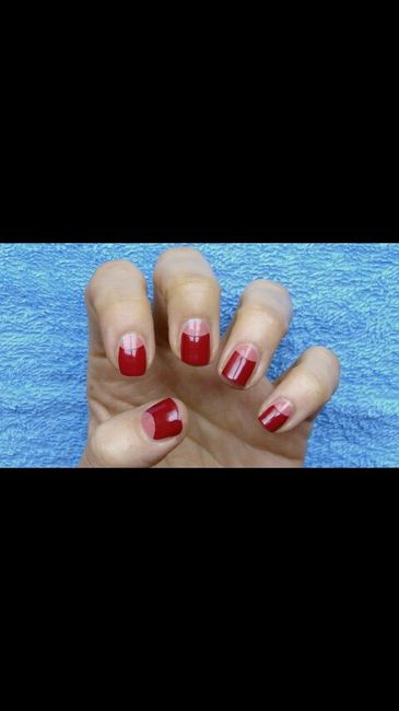 Procuro inspirações de unhas que misturem vermelho e rosa - 2