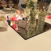 um dos centros da mesa