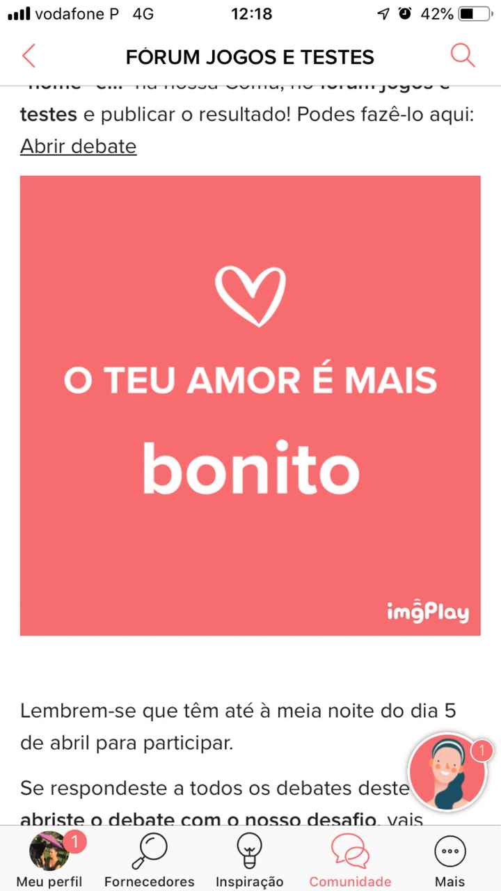 o amor da Joana é bonito! - 1