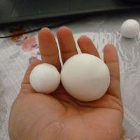 bola esferovite   massa