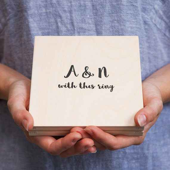 Personalized Ring Box 