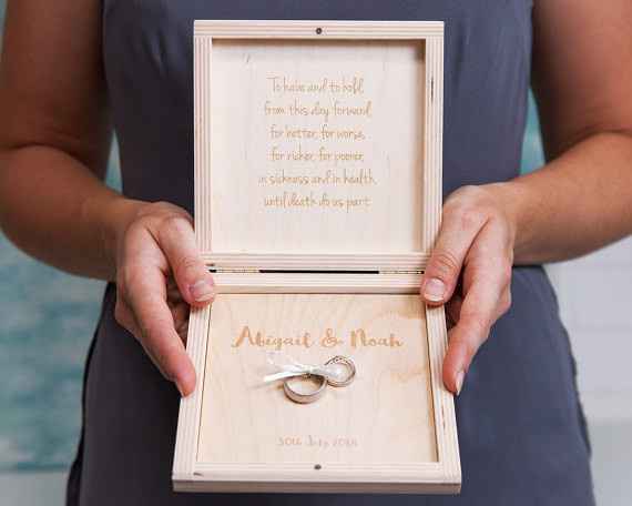 Personalized Ring Box 