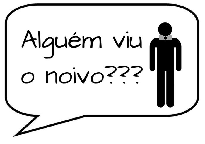 Alguem viu o noivo?