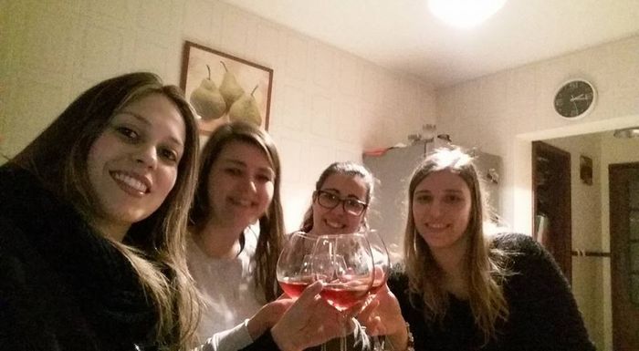 O brinde ao "casório"