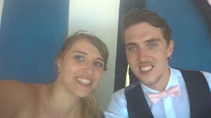 Primeira selfie de casados