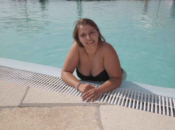Na piscina