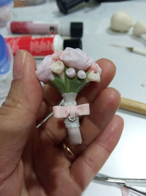 Aliança no bouquet