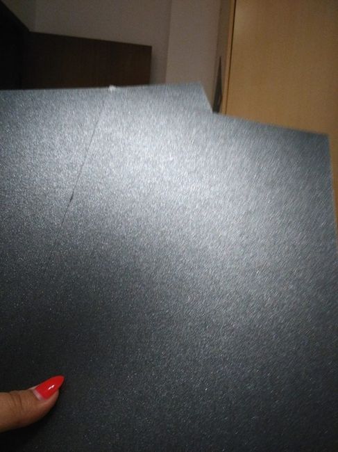Cartolina preta metalizada