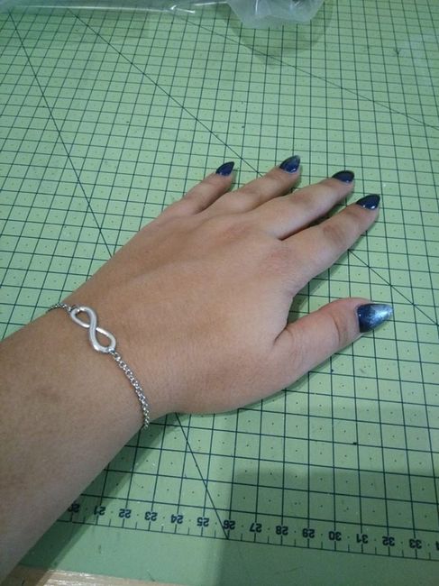 Pulseira de Prata c/ infinito