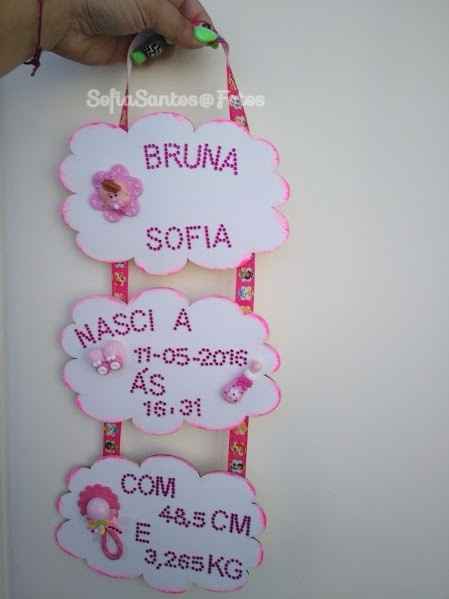 Decoração DIY #Plaquinhasbebe