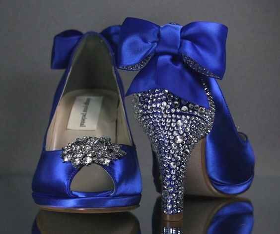 Royal Blue Shoes 1
