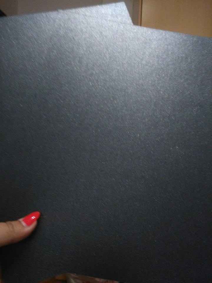 Cartolina preta metalizada