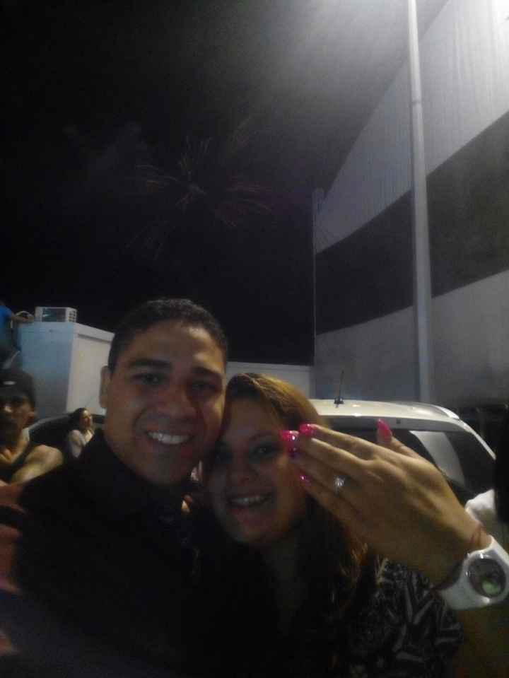 1º Foto mesmo a seguir ao pedido de casamento *_*
