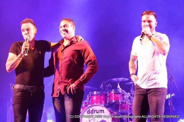 Noivo com os anjos antes de eu entrar em palco