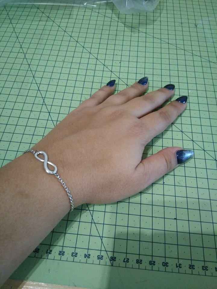 Pulseira de Prata c/ infinito