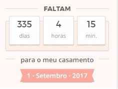 Casamento Marcado! 01/09/2017
