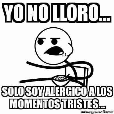 Yo no lloro