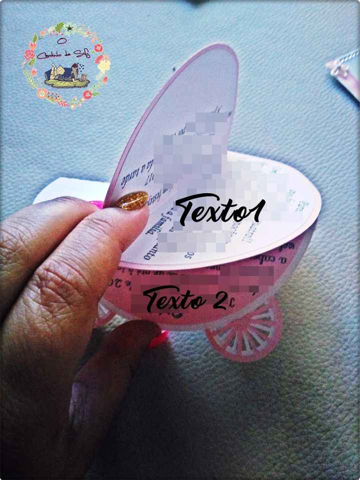 Convite de baptismo 2em1!