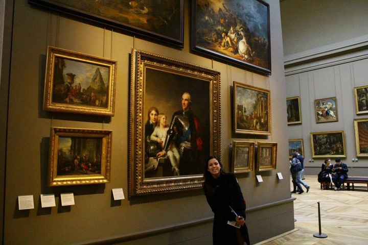 Louvre ❤️ Ficámos uma manhã inteira dentro do Museu e amámos! (Nós adoramos arte por isso “papámos” 