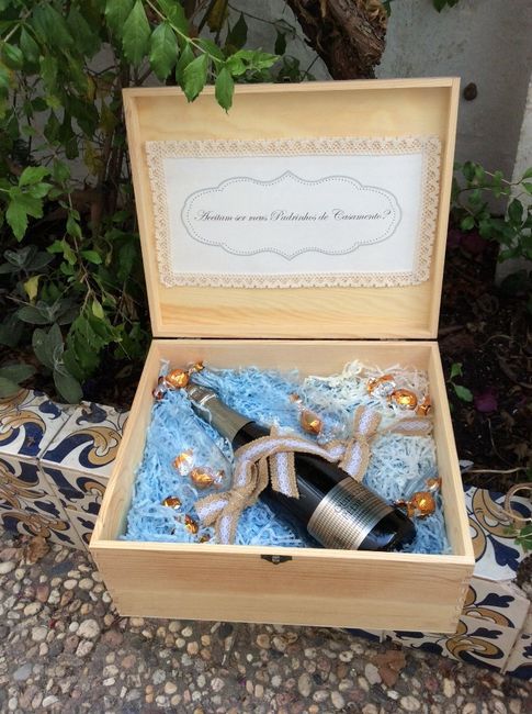 o pedido para os padrinhos! 8