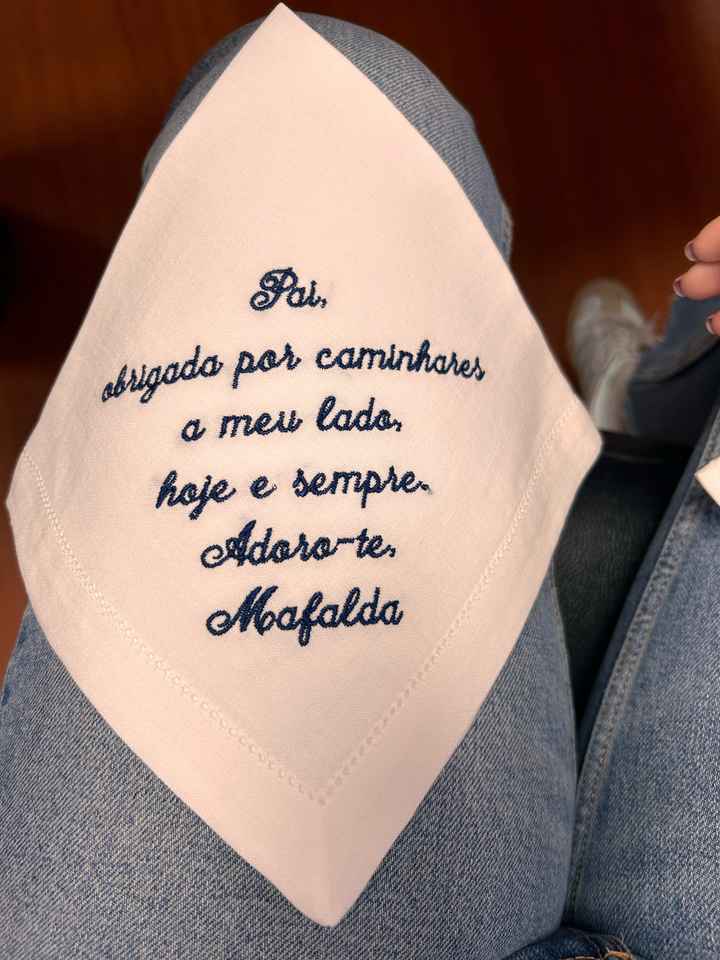 Lenços para Pai e Mãe personalizados 💜 - 2