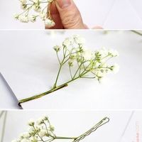 Flores cabelo