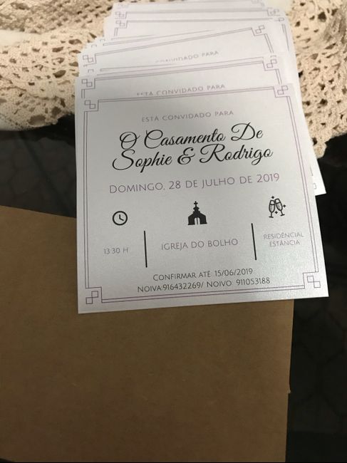 Onde mandaram fazer os vossos convites? - 2