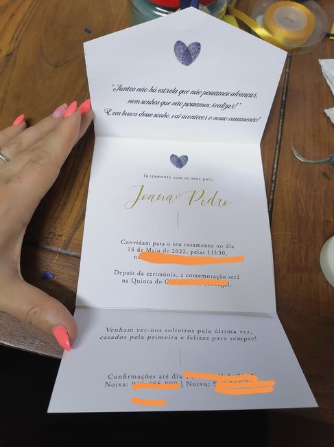 Os nossos convites 2