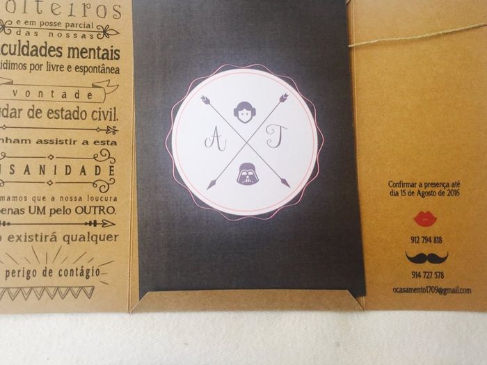 Convites de casamento vintage diy - 3