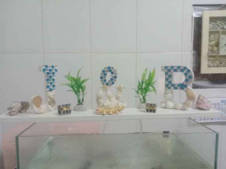 Iniciais em madeira - 1