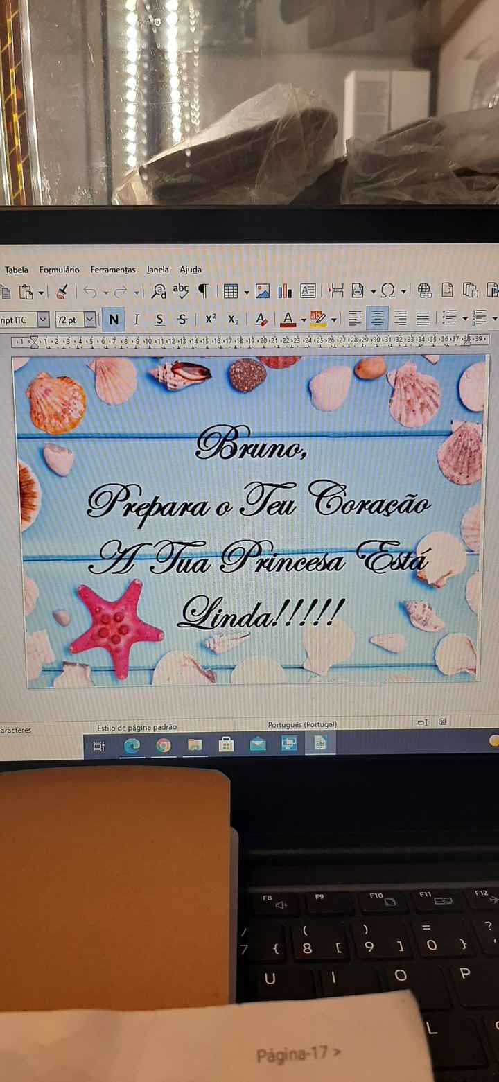 Placa entrada da noiva - 1