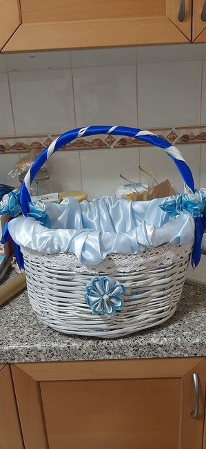 Cesto e cones para confetis 2