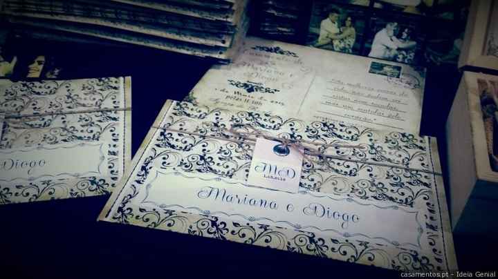 convite vintage