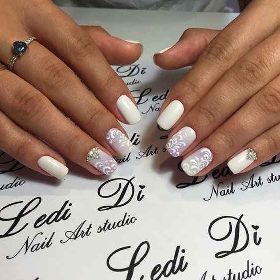 unhas noiva
