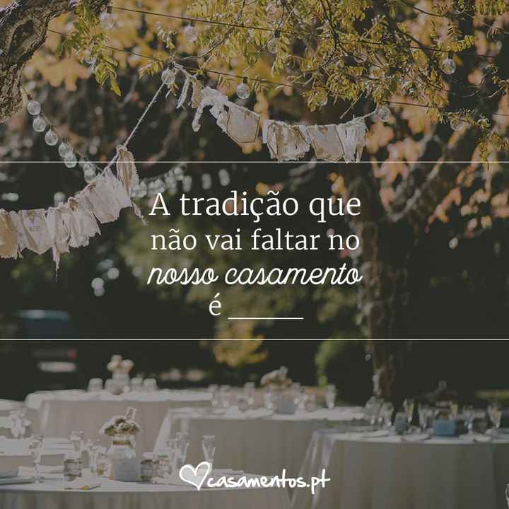 tradição casamento