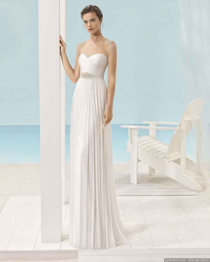 vestido noiva plissado