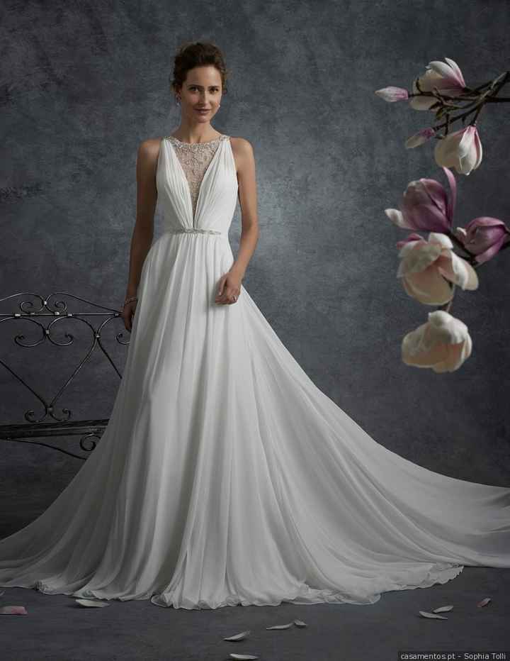 vestido noiva fechado