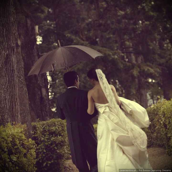 chuva casamento