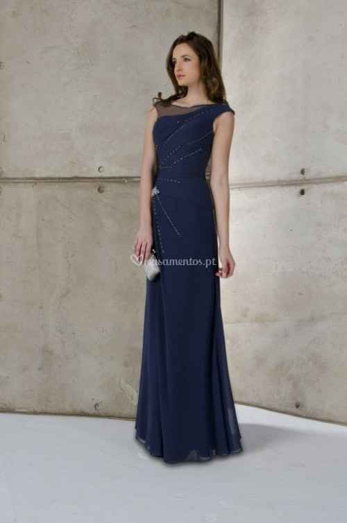 vestido azul