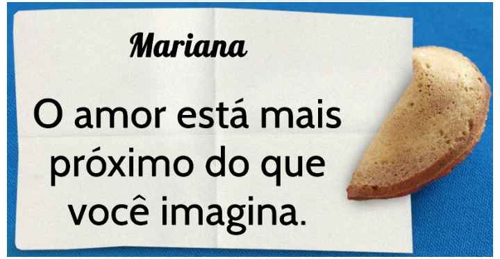 bolacha da sorte